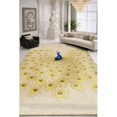 Tapis beige tissé Mosso