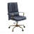 Gray Leather Office Chair