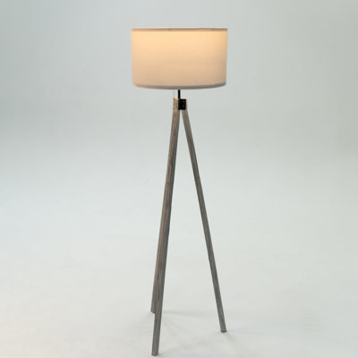 Jaronda 60'' Polished Tripod Floor Lamp