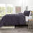 Double Brushed Pleated Duvet Cover Set-1138808773-1138816898