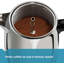 Percolateur noir 8 tasses Farberware, acier inoxydable, FCP280