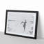 Gymnastics on the Beach in Abstract - Picture Frame Graphic Art Print on MDF-55737983-55737978