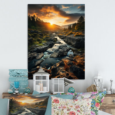 " Sunset In West Virginia Landscape "