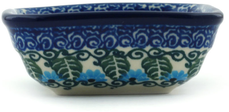 Forget Me Not Stoneware Rice Bowl