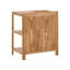 Outdoor Kitchen Island with Sink VENOSA Acacia Wood Brown