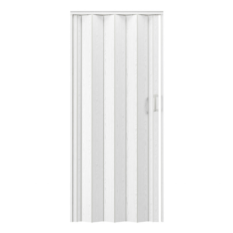 Portes accordéon pliables à double paroi, 36 po x 80 po, Taupe