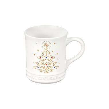 Le Creuset Noel Collection Snowman Mug, White