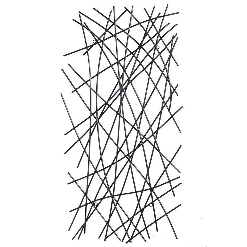 Modern Abstract Wall Decor on Metal