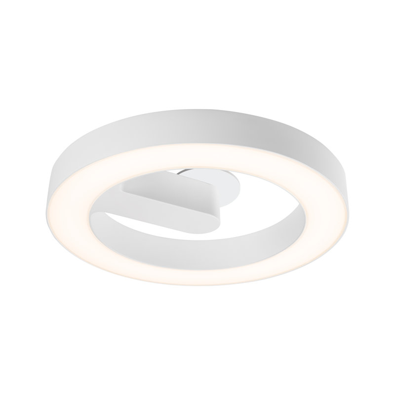 Plafonnier encastré à 1 lumière DEL ahsaki, H 1,97 po x l 17 po x p 17 po