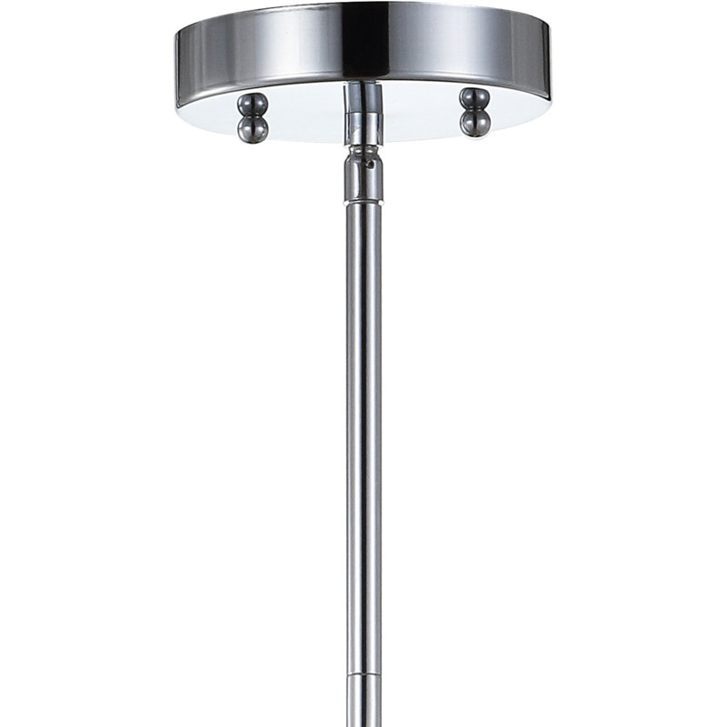 Zeitz - Light Chrome Pendant, 13.75" H x 17" W x 17" D