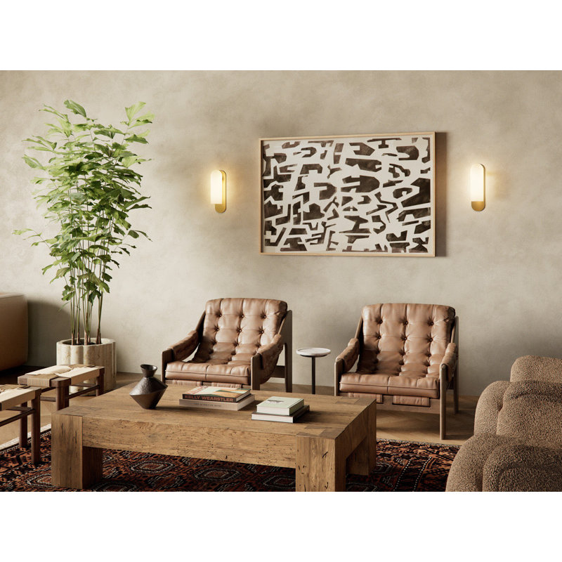 Block II Painting by Coup D'Esprit, 40" H x 60" W x 2" D
