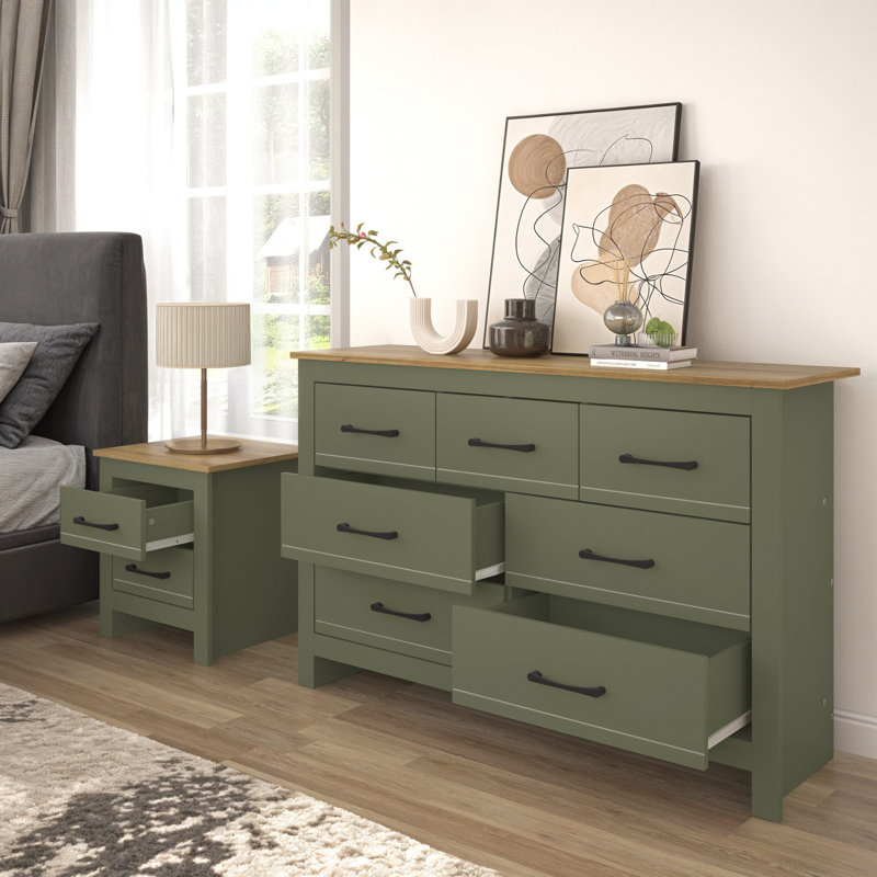 Limestone Serenity Storage Set, Kale Green/Reviera Eichi
