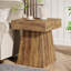 Tray Top Pedestal Side Table Set