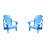 Weathercraft Classic Solid Wood Adirondack Chair – 14 Sherwin-Williams Finish Options, Outdoor Patio Seating-671476852