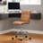 Modway Prim Armless Vegan Leather Drafting Chair-1228256651-1228256653