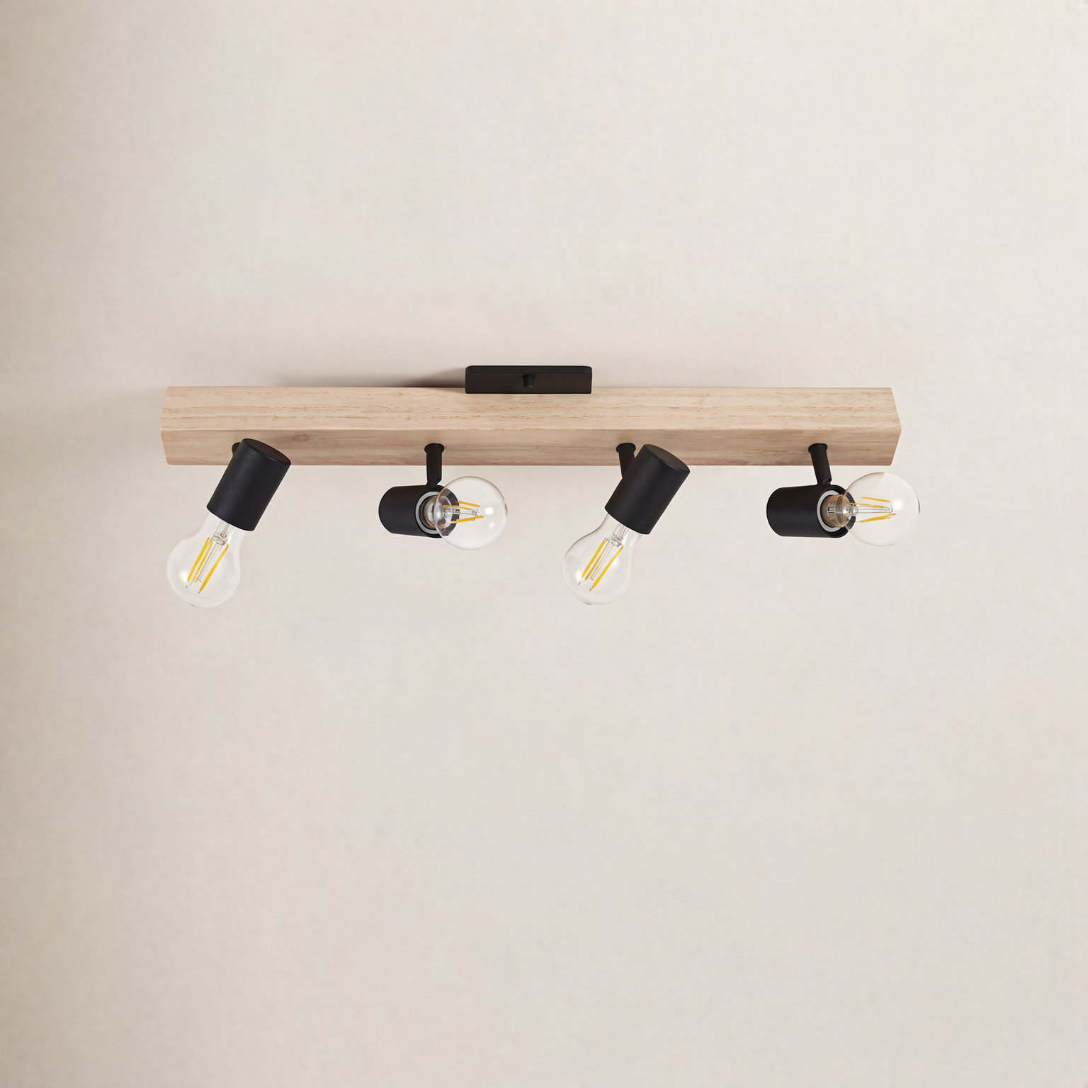 Prisha Matte Black Adjustable Track Head