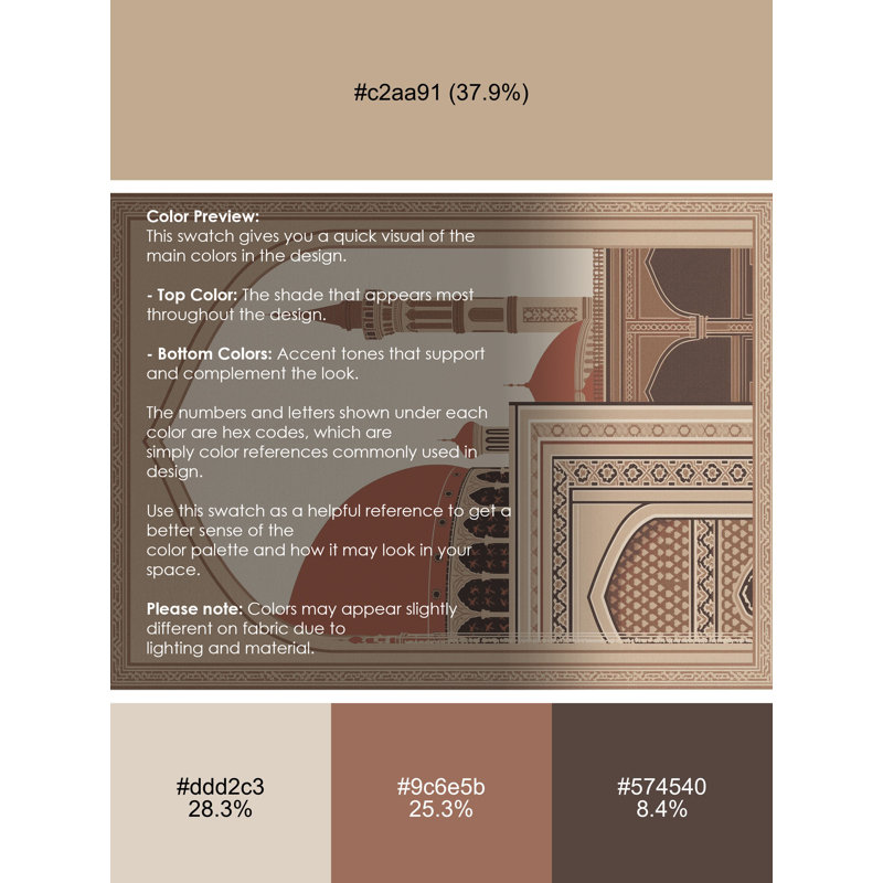 Tapis moelleux moelleux d'inspiration mondiale en brun et beige Beecher Shiraz Nasir, 5 x 7