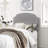 Comer Upholstered Linen Blend Panel Headboard-350112140