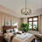 5 - Light Dimmable Drum Chandelier