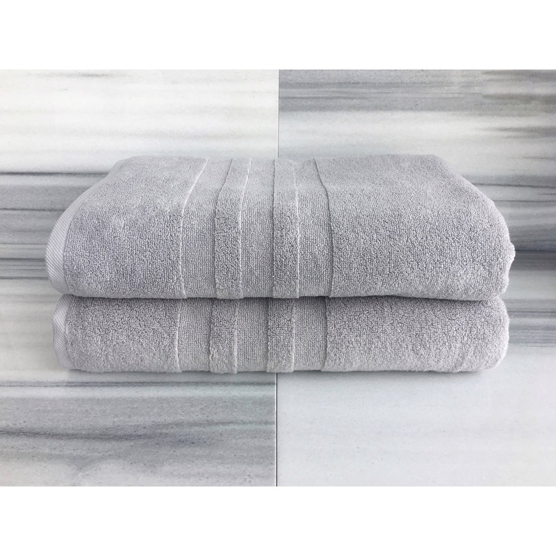 Glasco Midweight Bath Sheet, Gray