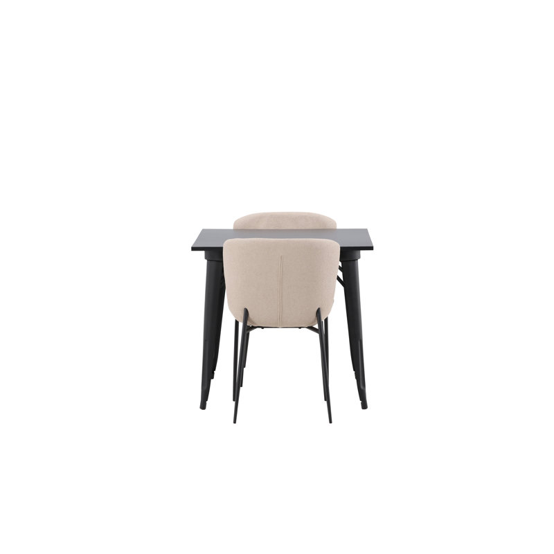 Trejo 2 - Person Dining Set, Beige, Beige