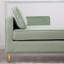Tabouret simple en bois massif vert clair-825425993