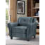 Fauteuil capitonné à accoudoirs à accoudoirs ronds de 33,9 po Ibiza-61009415