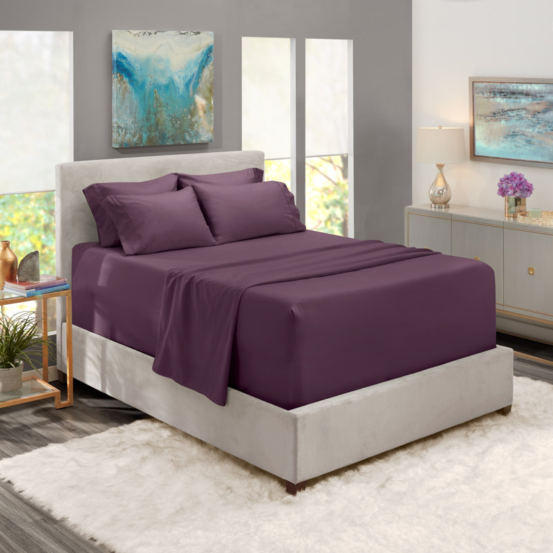 Ensemble de draps en micro-fibre, Oeuf, Drap-housse de taille simple