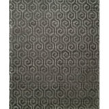 Geometric Area Rug in Gray