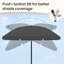 180cm Tilt Beach Parasol-1865945469