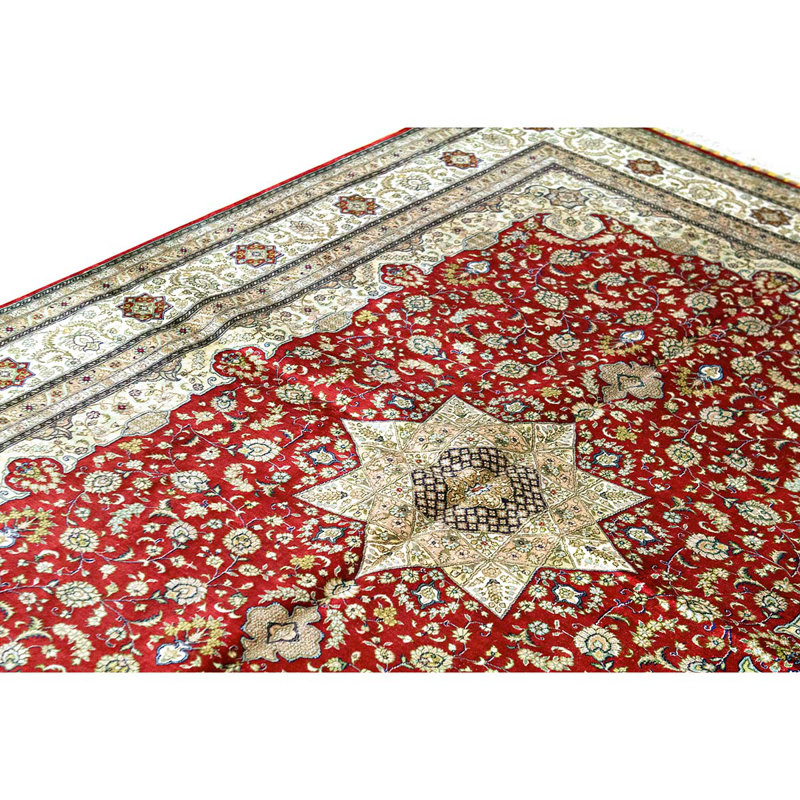 Hand Woven Silk Oriental Area Rug