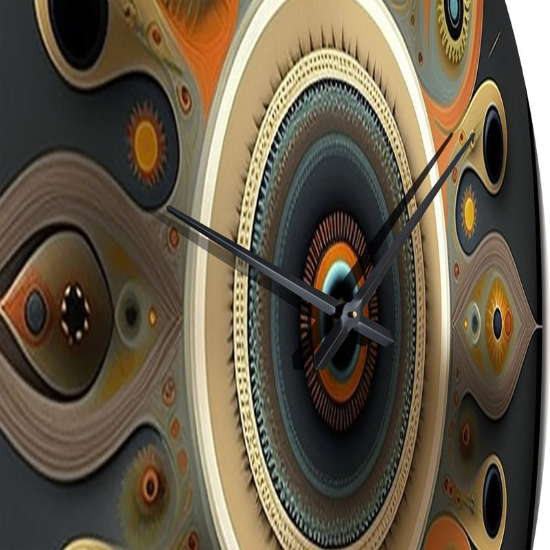 Horloge murale en métal Duchamp, Grand