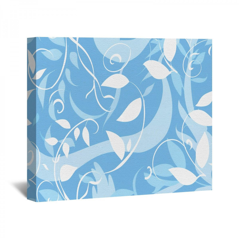 Floral, impression sur toile encadrée, H 11 po x l 14 po x P 3 po
