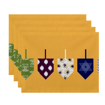 Polyester Geometric Rectangle Placemat