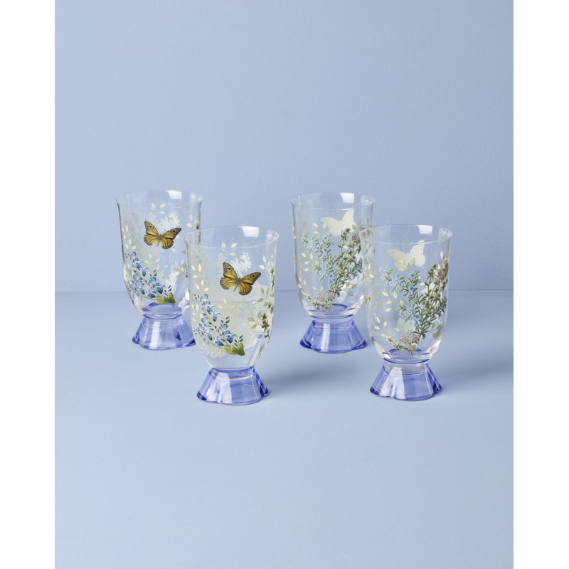 Ensemble de 4 gobelets Lenox Butterfly Meadow Herbs