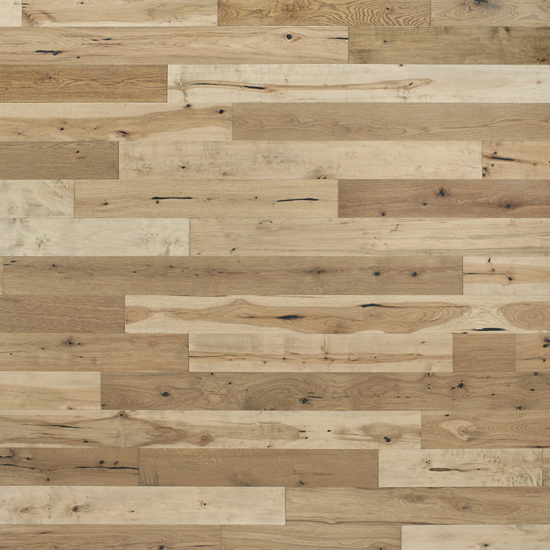 Plancher de bois franc d'ingénierie Triumph Oak / Maple / Hickory 9/16 po x 7 po, Platine