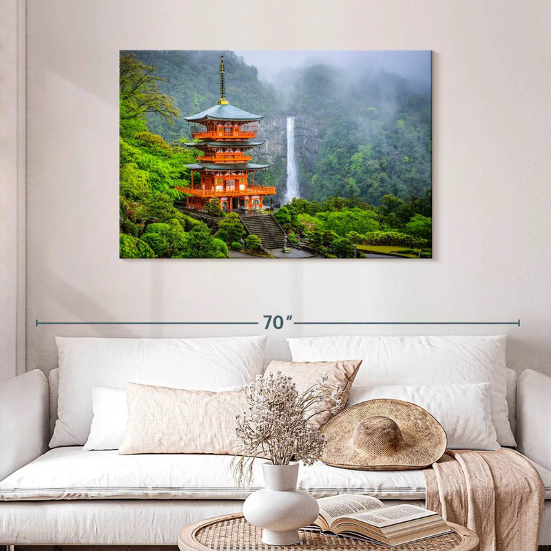 Sanctuaire Adella Nachi Taisha, H 30 po x l 45 po