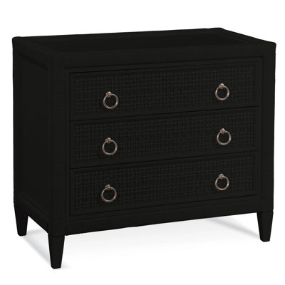 Monterey 3 Drawer Wicker Chest