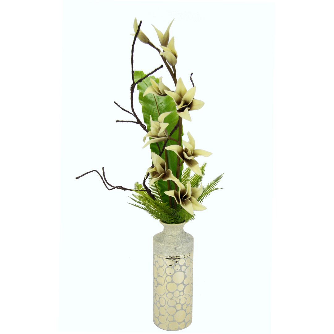 Kunstblume Orchidee in Vase