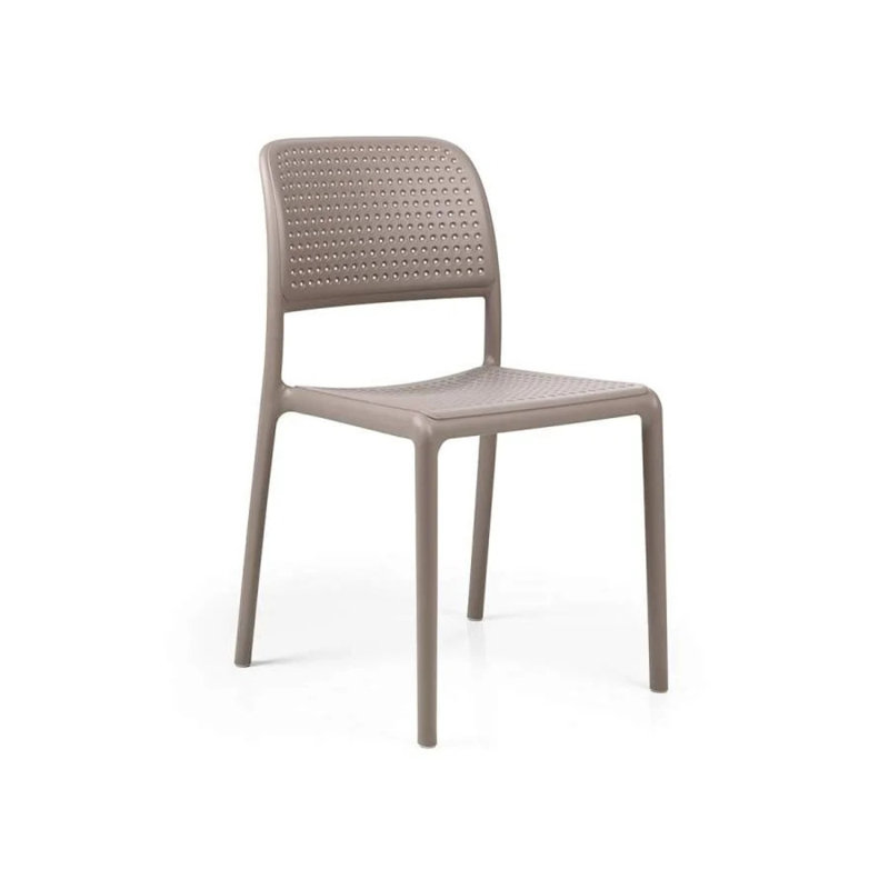 Bora Outdoor Dining Side Chair, Dove Gray