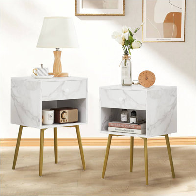 Kempst Nightstands Set for Bedroom Living Room