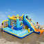 Château gonflable multifonctionnel avec parc aquatique Castle