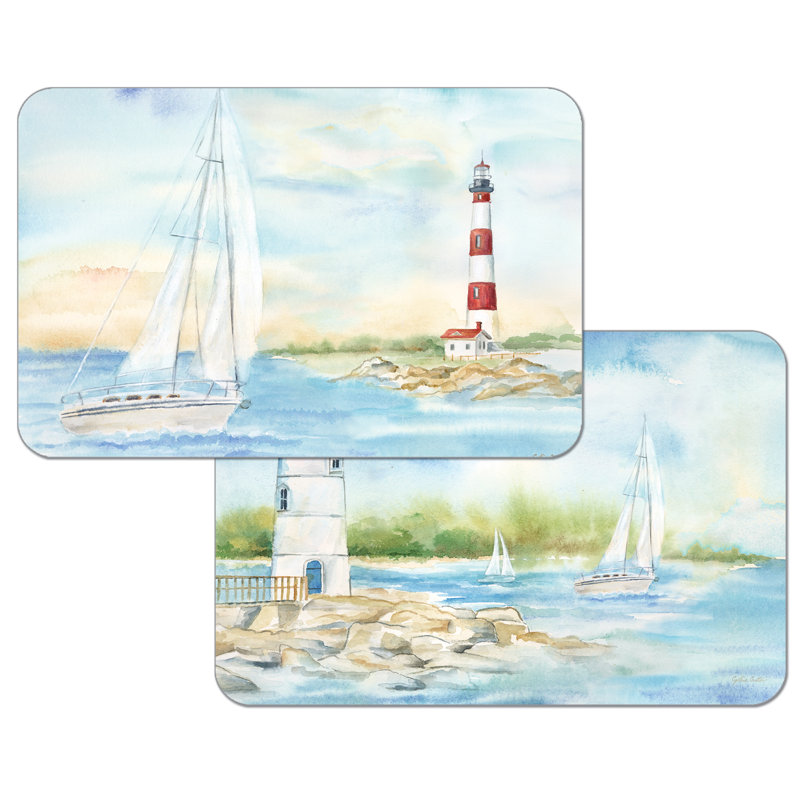 Napperon réversible 4 pièces Whitman Tides