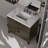Single Bath Vanity with Marble Top-2076405759