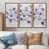 Toile avec cadre flottant brun