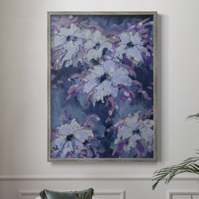 «Hidden Blooms I», reproduction encadrée - bois massif