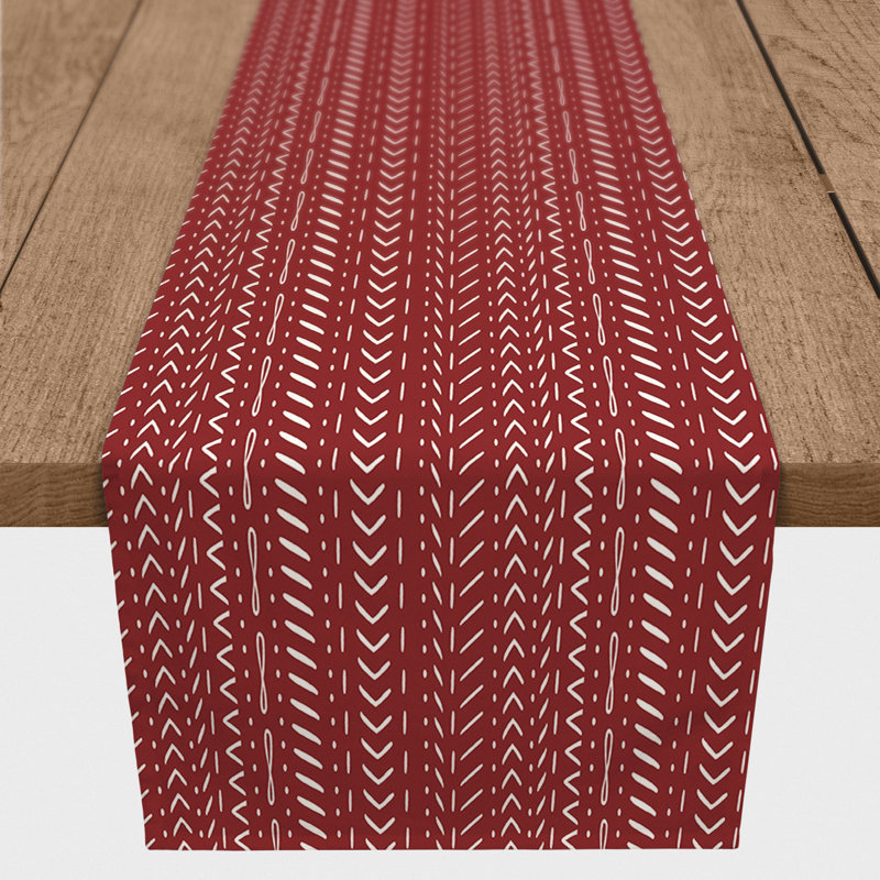 Ailiyah Dining Linens, 90" x 16", Red
