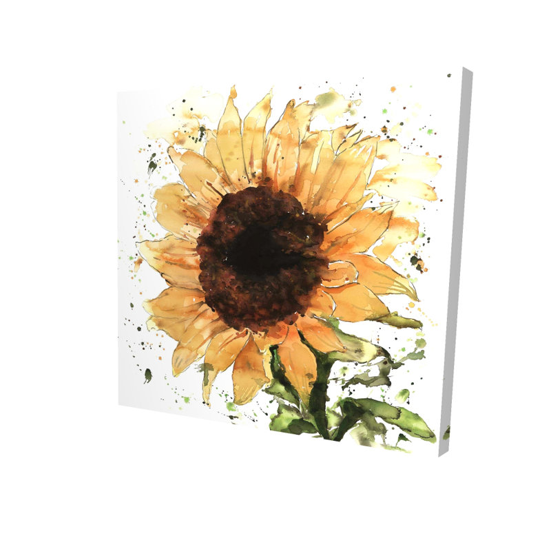 " Big Sunflower " Painting Print
