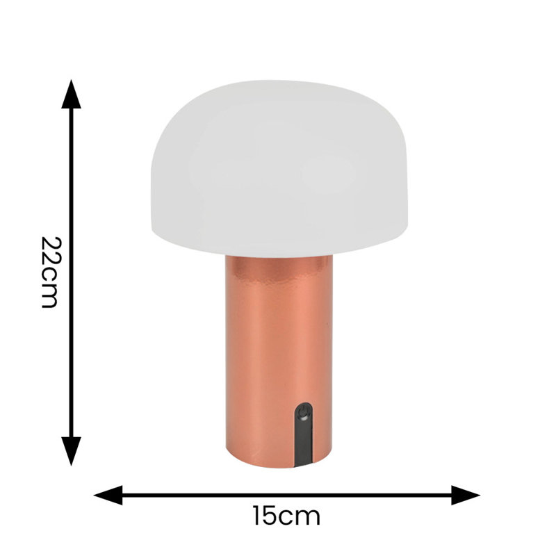 Severen Table Lamp, Orange