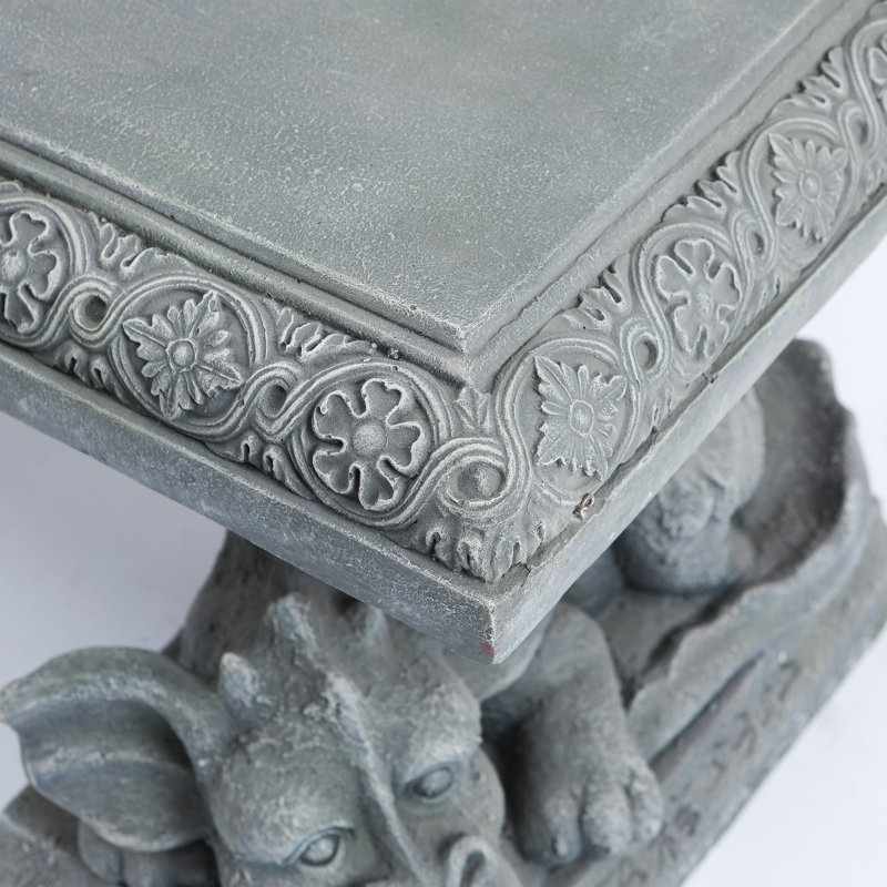 Banc de jardin en oxyde de magnésium Rafaela